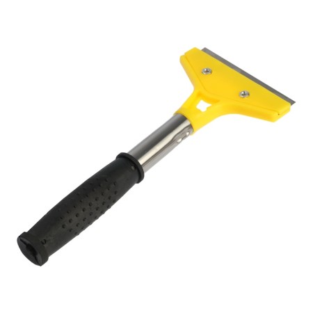 Tundra scraper, fixed blade 100 mm, metal rubberized handle 100 mm-3