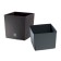 Kashpo Rato Low, 2 subjects: internal and outer capacitance, 11 and 15.8 l, color Venge