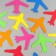 Set of figures from EVA "Airplane", 12 pcs., Mix color