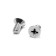 Screw, secret, galvanized, Din965, M4x8 mm, 2000