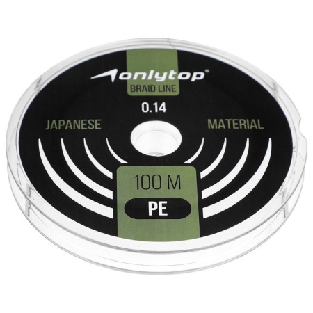 Onlytop Universal X4 cord, diameter 0.14 mm, test 9.1 kg, 100 m, dark green-3