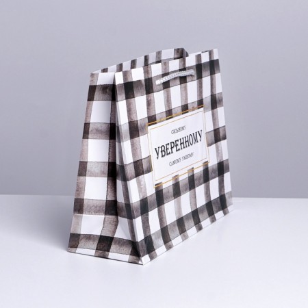 Gift package laminated, packaging, “strong”, MS 23 x 18 x 8 cm-3