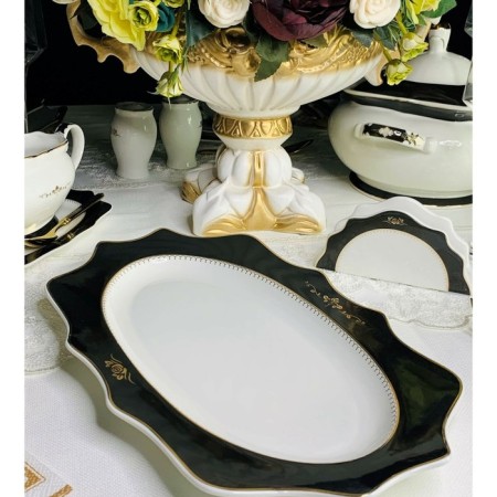 Oval dish lenardi rich, length 35.5 cm