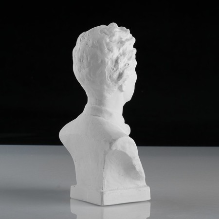 Gypsum figure famous people: Block Bust, 12.5 x 7.5 x 19 cm-3