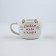 Gift set "I love you and coffee": a mug of 200 ml, a saucer, a spoon