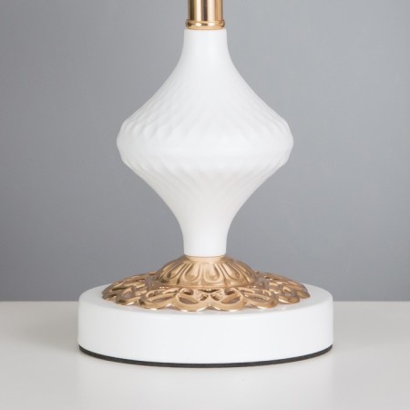 Table lamp "waist" 1x40W E27 white/gold 25x25x43cm-3