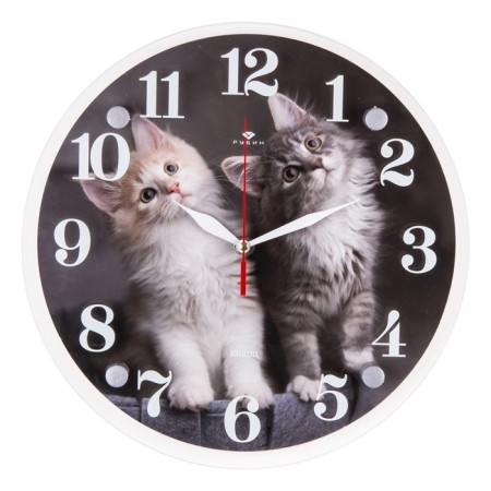 Watch wall, interior "pets", D-30 cm, silent