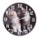 Watch wall, interior "pets", D-30 cm, silent