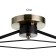 Chandelier 6591206/2 E27 40W Black-Bronza 48x20x23 cm Bayerlux