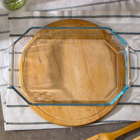 Borcam heat -resistant glass baking, 2.7 l, 35.5 × 21 cm-2