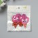 Decor for the creativity of the felt shine "Skull in the cap" 5.5x3.8 cm