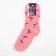 Women's terry socks "Flamingo", pink color, size 23-25