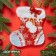 The dish New Year's glass serving shares "Boot. Bubenchiki ”, 16 × 14 cm