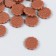 DECOR for creativity PVC "Chocolate cookie" set of 20 pcs 1.5x1.5x0.3 cm