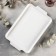 Porcelain dish for baking Magistro "Blanche", 40.5 × 25.5 cm, white color