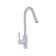 Fashun A54025-8 kitchen mixer, single-leaf, 35 mm cartridge, stainless steel, white