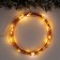 Garland “thread” 5 m Rosa, IP20, copper thread, 50 LED, glow warm white, flickering of all LEDs, AAH3