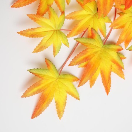 Decor "Leaves on the branch" Color green-yellow-orange-2