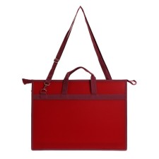 Folder for drawings and drawings A3, 420 x 343 x 50 mm, with handles, plastic, zipper from above, 0.9 mm, 