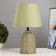 Daniela table lamp E27 40W green-gold 20x20x32 cm