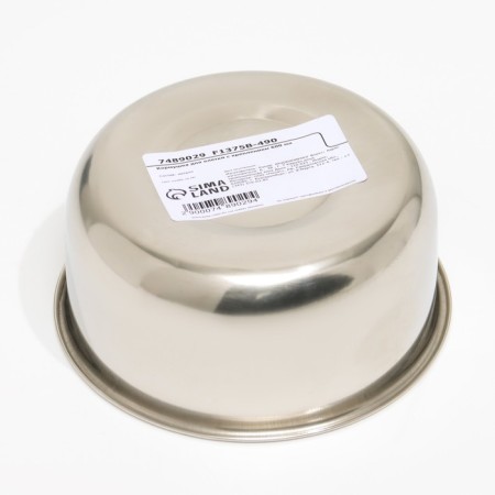 Metal bowl with a mount of 600 ml-6