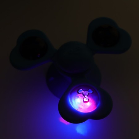 Toy-wound on a suction cup for cats "Clover", with cat mint and backlight, 3 compartments-7