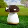 Garden figure "White Mushroom" average 14x14x24cm