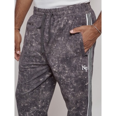 Joggers male, size 48, dark gray color-8