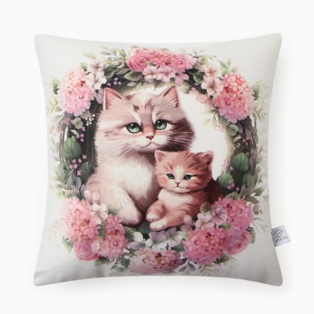 Pillow Ethel "Mamino heat", 40*40 cm, 100% p/e, velor