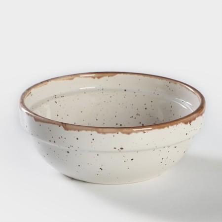 Porcelain plate Punto Bianca, 600 ml, D = 15.5 cm