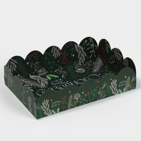 Gift box with PVC lid "Fairytale", 20 x 30 x 8 cm, New Year-1