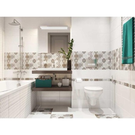 Wall tile Alrami relief gray 200x440 (in packaging 1.05 sq.m)-1