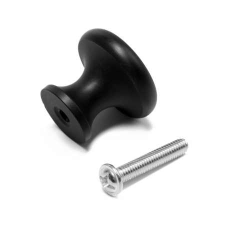 Handle button Cappio PK320, D = 24 mm, black color-6