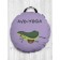 Pillow Sidue "Avocado on Yoga", decorative, D = 52 cm