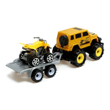 Inertial jeep machine, with a trailer, ATV in the kit, mix-2