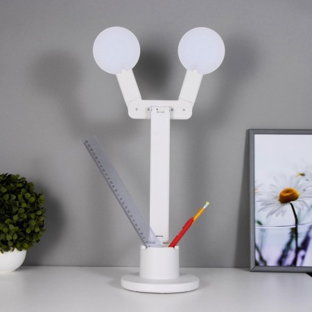 Sensory “circles” table lamp with organizer LED 20W USB battery 44x36x15 cm Risalux 78003-8