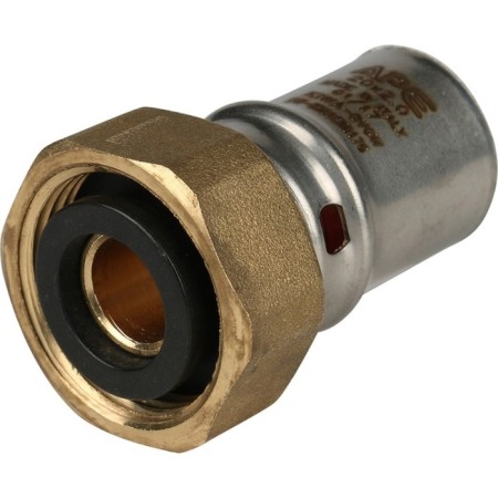 Stout SFP-0016-003420, 3/4 "x 20 mm, with a united nut, brass