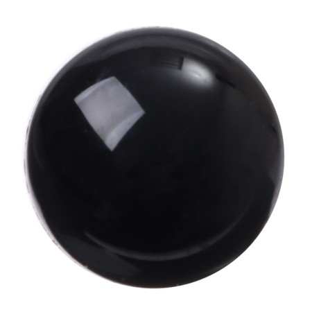 Rifle eyes with plugs, set of 10 pcs., Size 1 pc. - 2 cm, black color-4