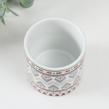 Bank for candles ceramics "Scandy" 200 ml 7.3x7.3x7.3 cm-1
