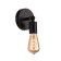 Wall lamp EVOLUCE. SL419.401.01. ANO. 1x60 W, E27, 10x12 cm, black color