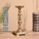 Antik candlestick 18.5 cm, aluminum