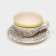 Tea couple ceramic "Persia", 200 ml, yellow, 2 items, 1 variety, Iran