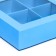 Box for sweets 4 pcs, blue, 12.5x 12.5 x 3.5 cm,