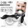 Silicone orthodontic dummy "mustache", from 0 months, with a cap, shape mix