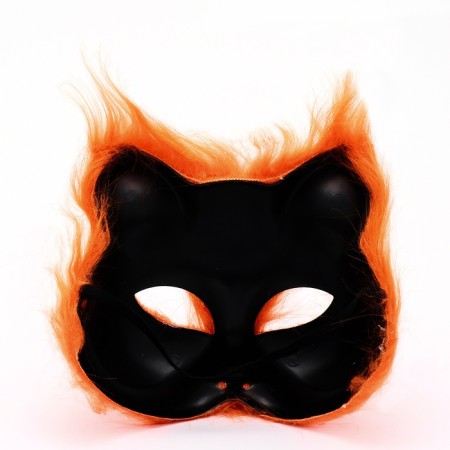 Carnival set "tail" fox, orange color-1