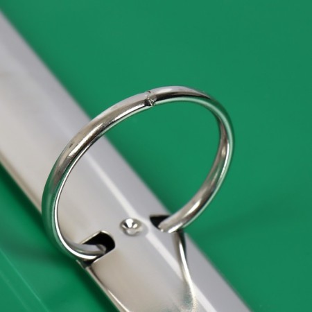 Folder on 4 rings A4 Calligrata, 40 mm, 700 μm, plastic, inner pocket, pocket for a spine, green-4