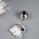 Fir -tree ball "Hare", batteries, 1 LED, glow warm white