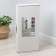 Toronto 14 rack, 47 × 30 × 114 cm, white color