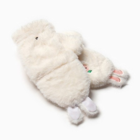 Mittens teenage minku bun 24 cm color white-5