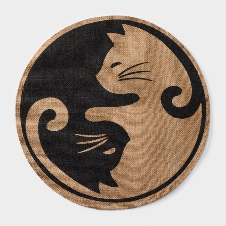 Serving napkin "Yin and Yang", 38 × 38 cm